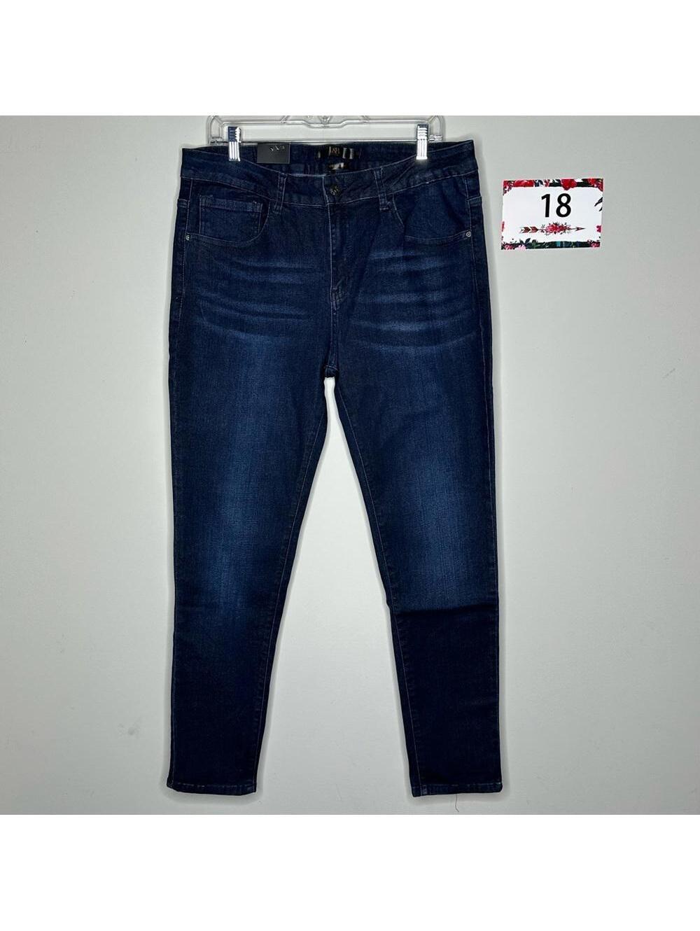 L&B size 18 mid rise Skinny Jeans - dark wash denim